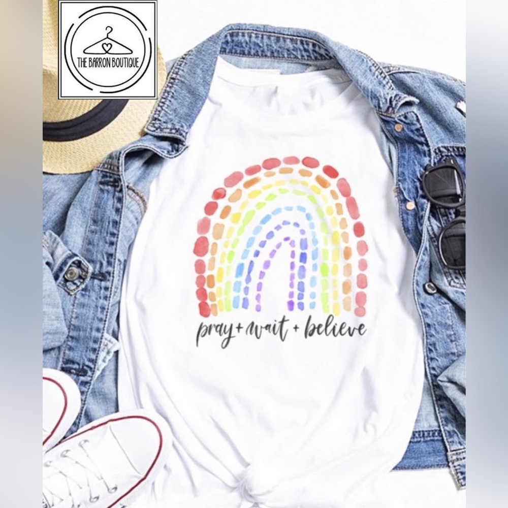 NEW* Pray+Wait+Believe Short-Sleeve T-Shirt